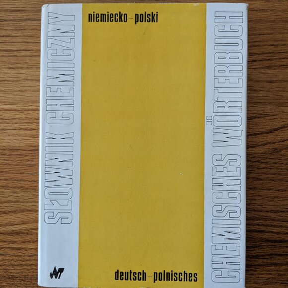 Vintage Polish-German Chemical Dictionary - Picture 2 of 6